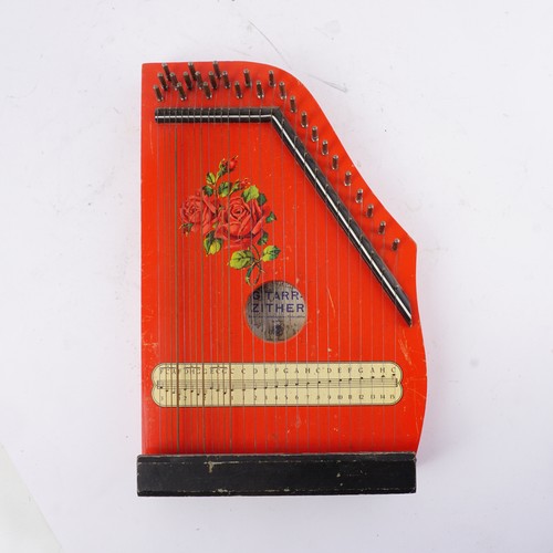 Gitarr zither rot holz - rot,