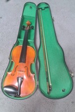 Antike Violine Geige mit Bogen