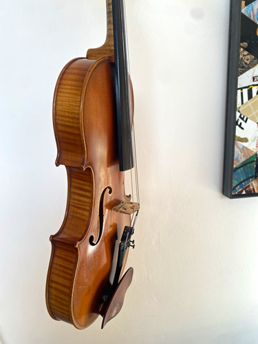 Violine mit bogen - bogen, kasten