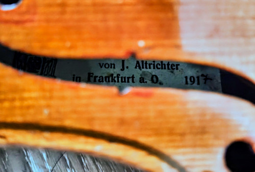 Antike altrichter violine - antike, j.