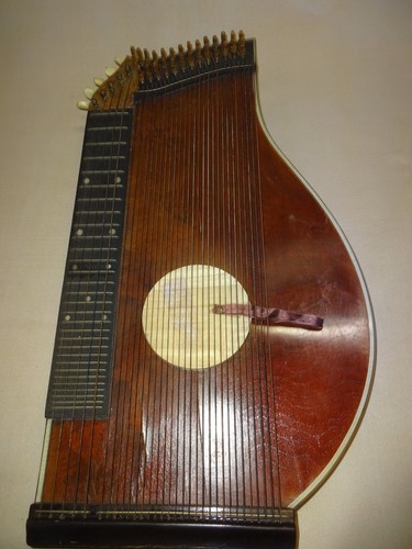Antike deutsche holz zither - antike,
