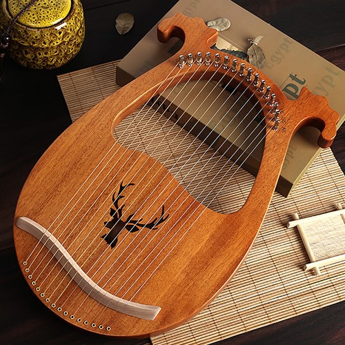 Harfe leier mahagoni korpus - harfe,