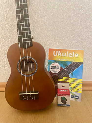 Cascha sopran ukulele mahagoni - cascha,